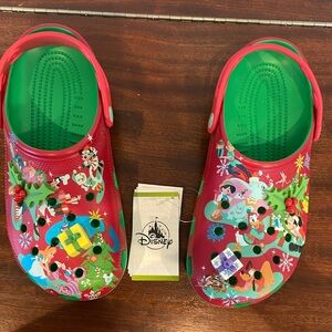 Disney Mickey Mouse and Friends Holiday Clogs for Adults by Crocs, W9, M7